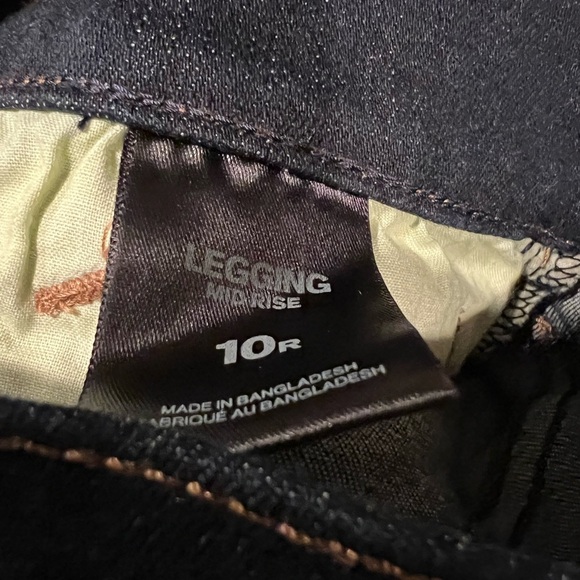 Express Women's Midnight Blue Skinny Jeans/Mid Rise - Picture 6 of 7